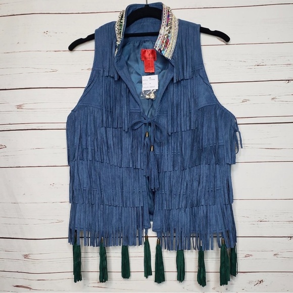 V Cristina Jackets & Blazers - Fringe Vest